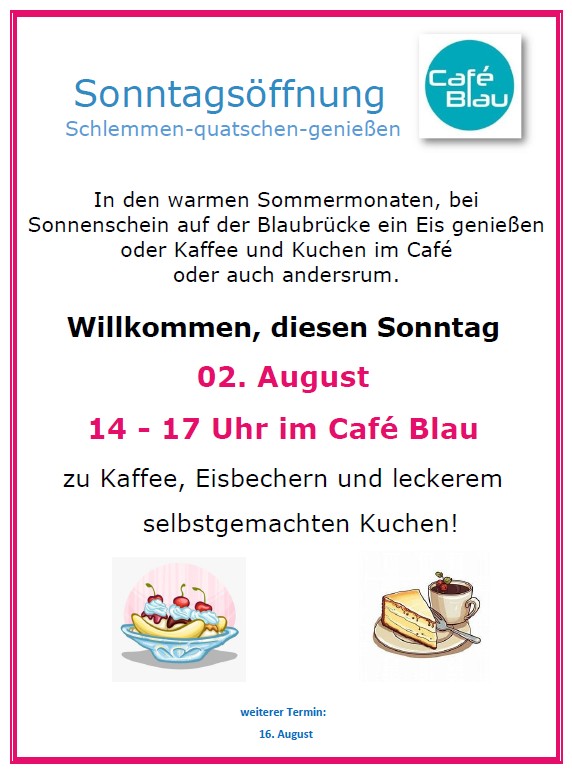 sonntag 02.08.26