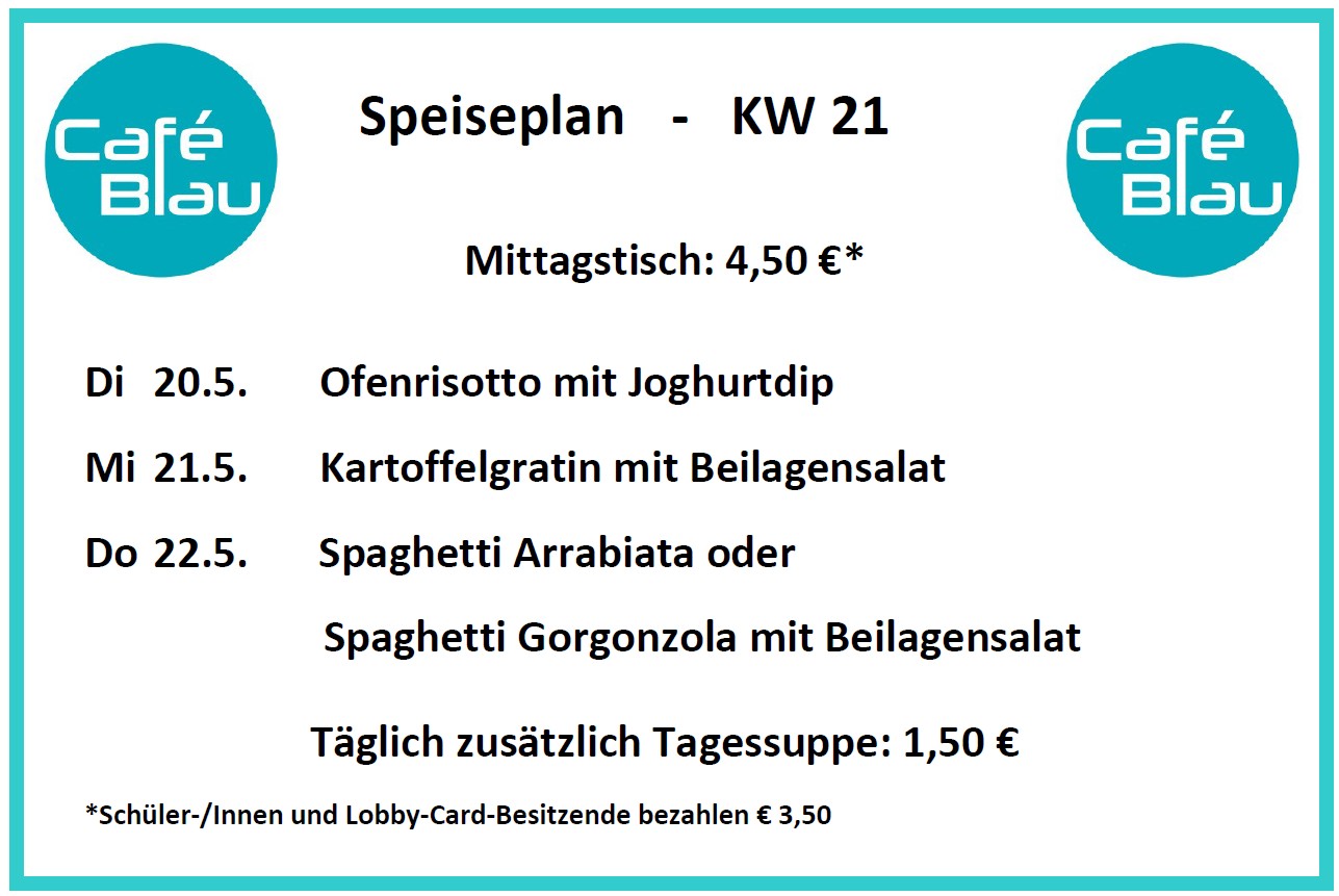Speoseplan KW21